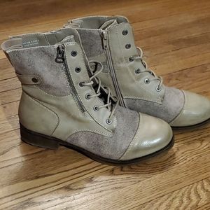 Dirty Laundry Tilly Combat Boot Canvas